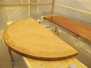 Super Yacht Expanding Table Varnishing #26