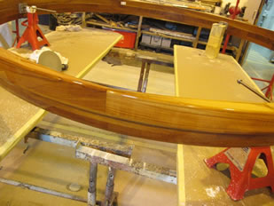 Super Yacht Expanding Table Varnishing #36